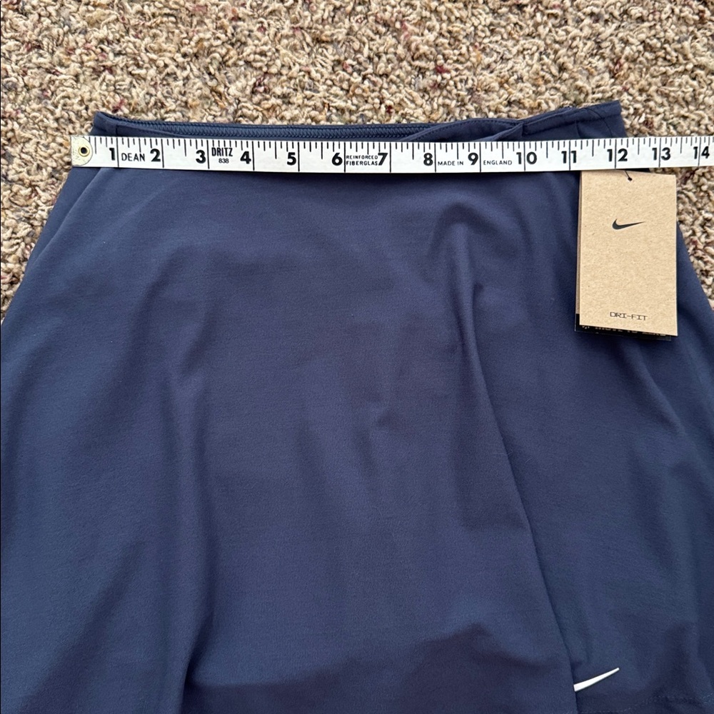 NWT Nike 15" Dri-FIT Mid-Rise Flouncy Golf Skirt | Thunder Blue | Size XS - Picture 7 of 8